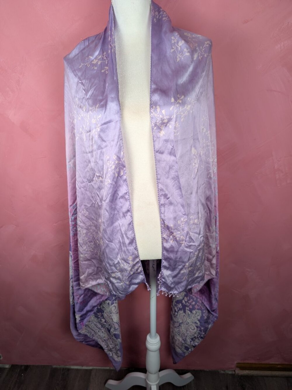 Vintage victoria's secret purple scarf wrap